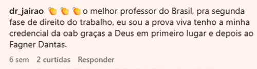 Depoimento Aluno