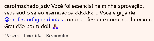 Depoimento Aluno